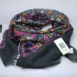 🆕️ Flowered Patterned Rectangle Scarf